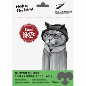 Good Noze Lamb Chunks Freeze Dried Cat Treats 65g