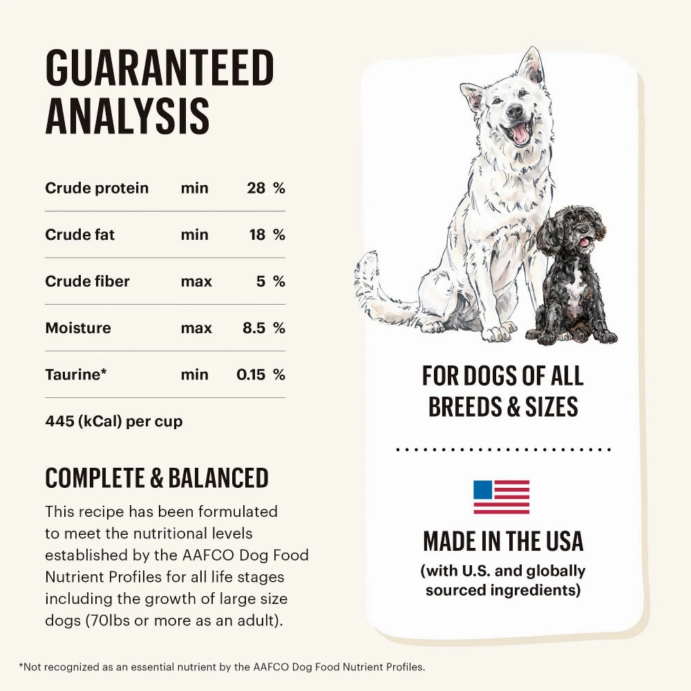 Gourmet Grains Turkey & Fish Complete Dehydrated Dog Food