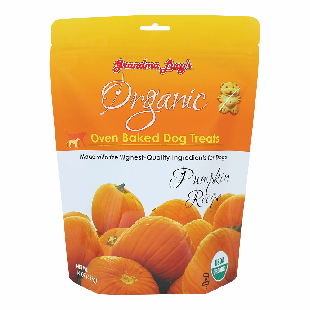 Grandma Lucy's Organic Oven Baked Dog Treats Pumpkin 14oz