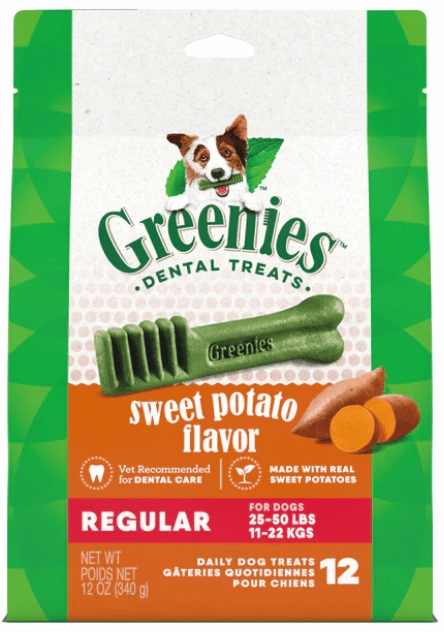 Greenies Dental Sweet Potato Dog Treat