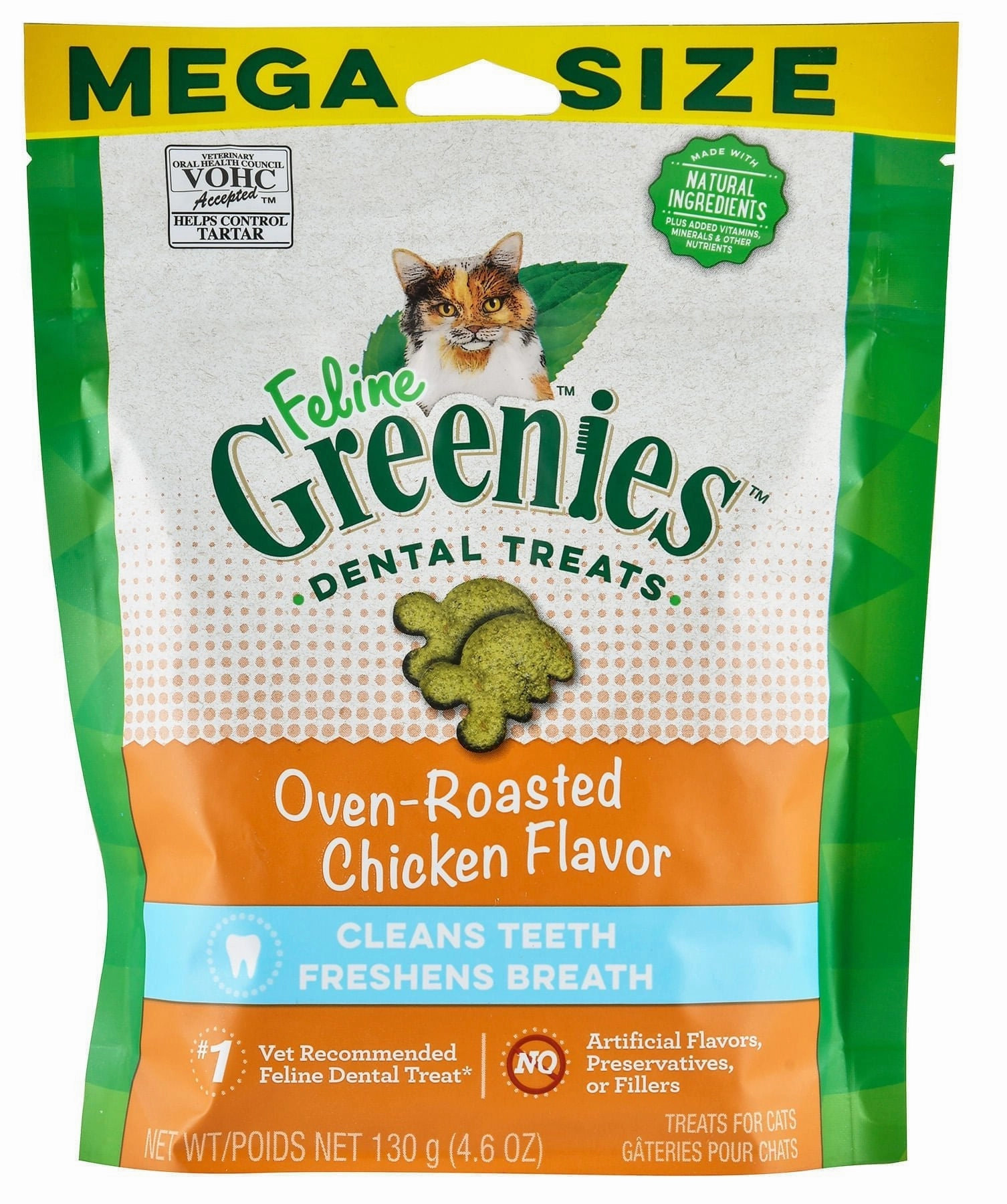 Greenies Feline, MEGA Size, 4.6 oz