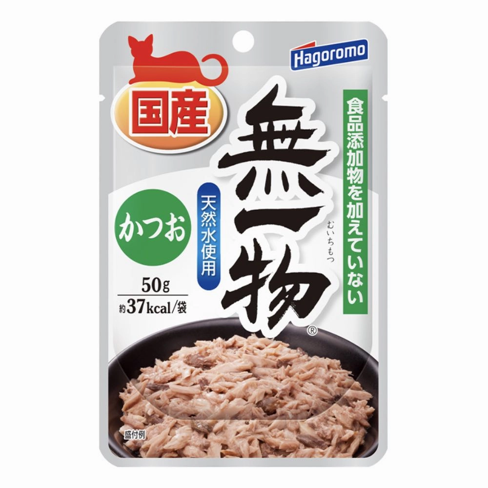 Hagoromo Muichimotsu Katsuo with Agar Pouch Cat Food 50g x 12