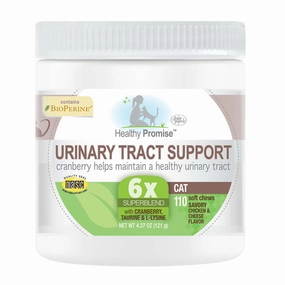 Healthy Promise Cat Urinary Tract Soft Chews, Chicken & Cheese, 110 ct