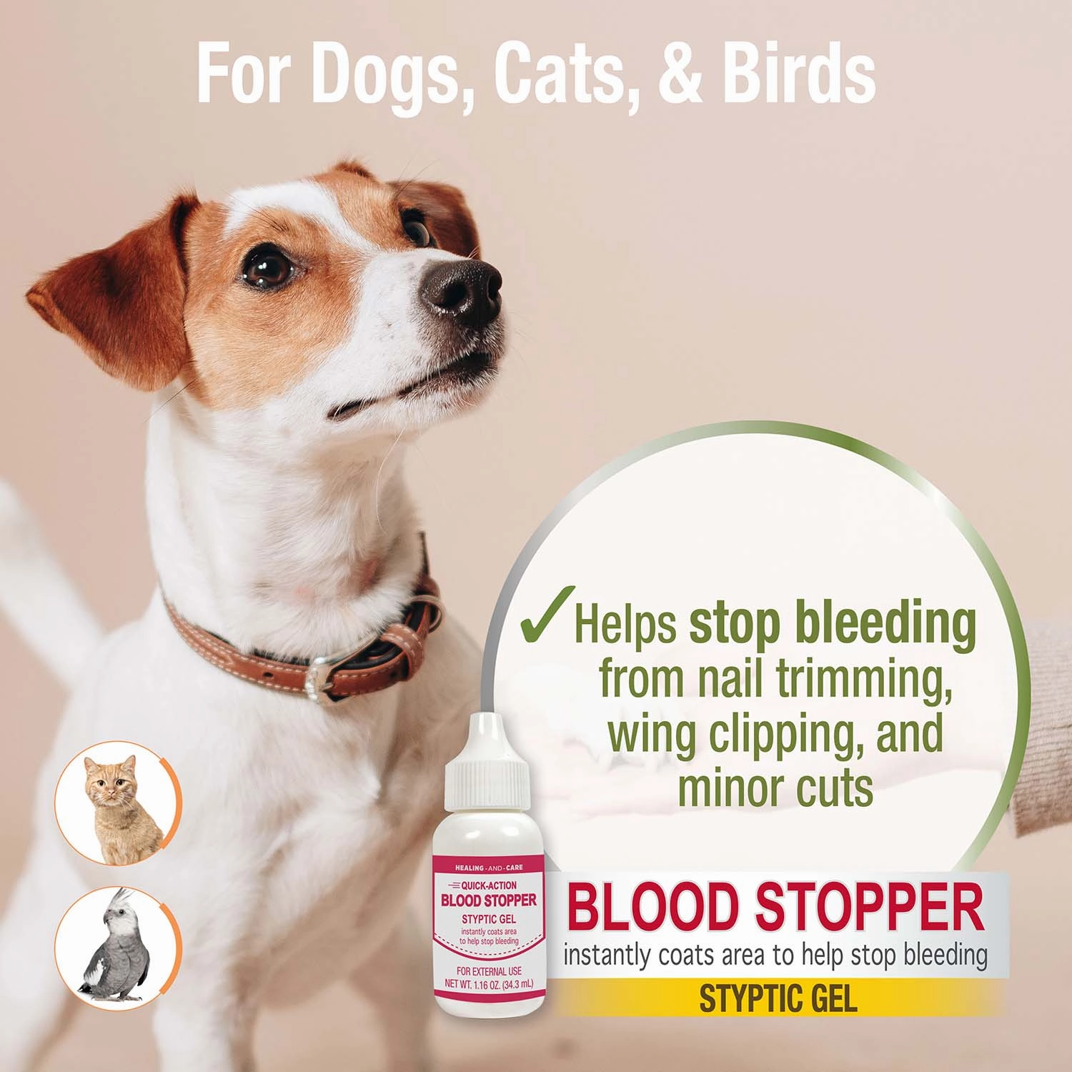Healthy Promise Pet Blood Stopper Gel, 1.16 oz