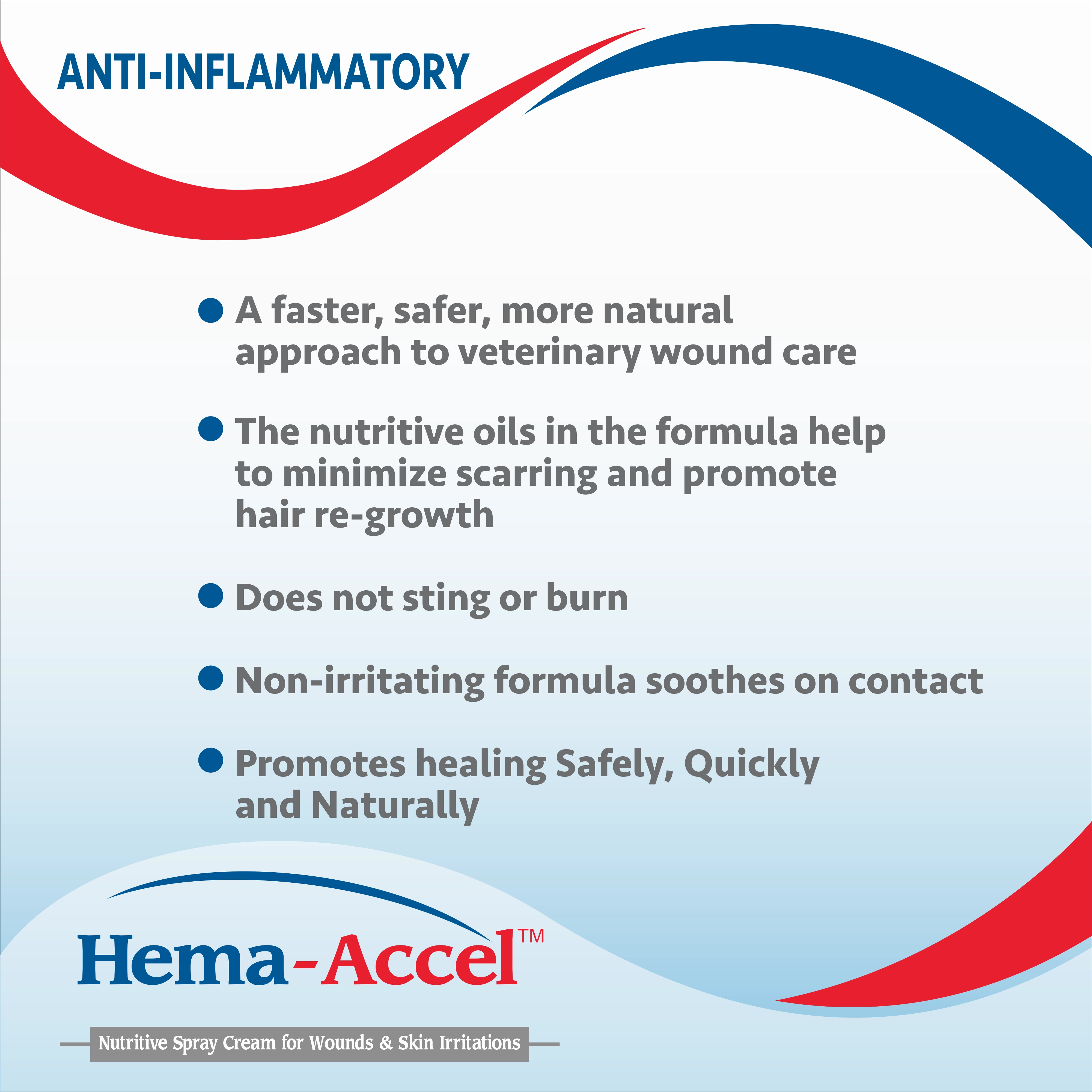 Hema-Accel Canine All Natural Wound Care Spray, 4 oz