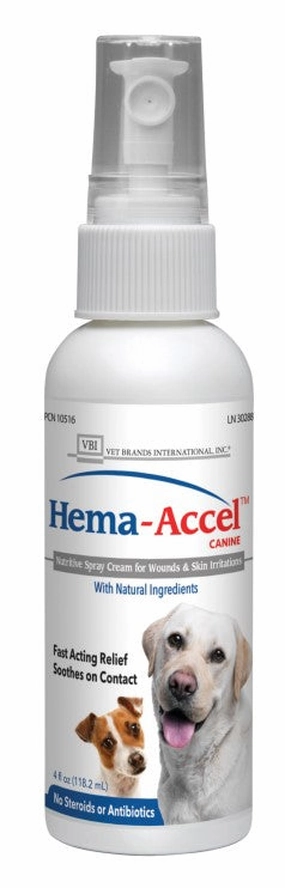 Hema-Accel Canine All Natural Wound Care Spray, 4 oz