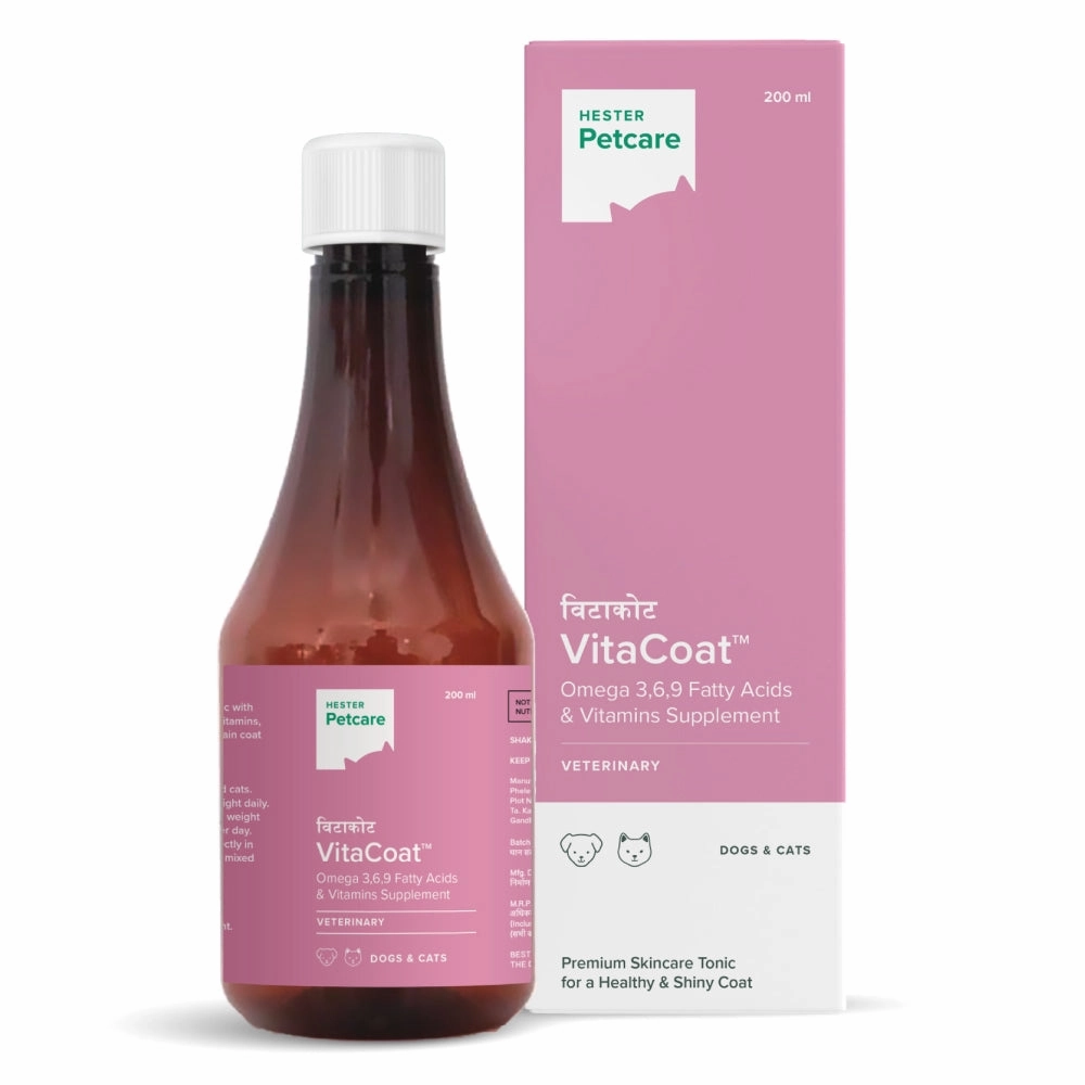 Hester Vitacoat Syrup 200ml for Dogs and Cats