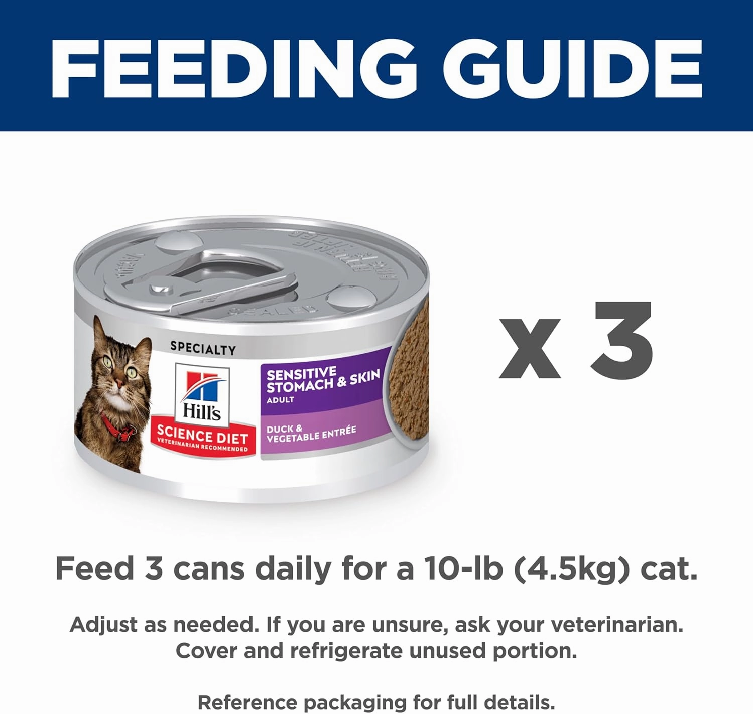 Hill's Science Diet - Feline Adult Sensitive Stomach & Skin Duck & Vegetable Entre 2.9oz