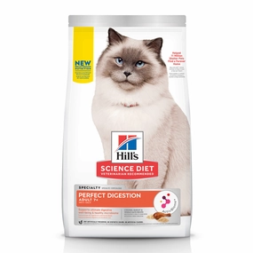 Hill's Science Diet Adult 7  Perfect Digestion Chicken, Barley & Whole Oats Recipe Dry Cat Food