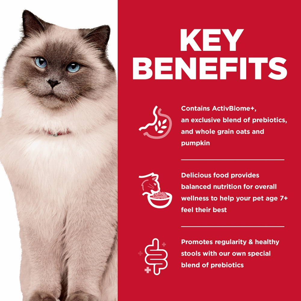 Hill's Science Diet Adult 7  Perfect Digestion Chicken, Barley & Whole Oats Recipe Dry Cat Food