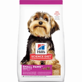 Hill's Science Diet Adult Small Paws Lamb Meal & Brown Rice Recipe  Dry Dog Food