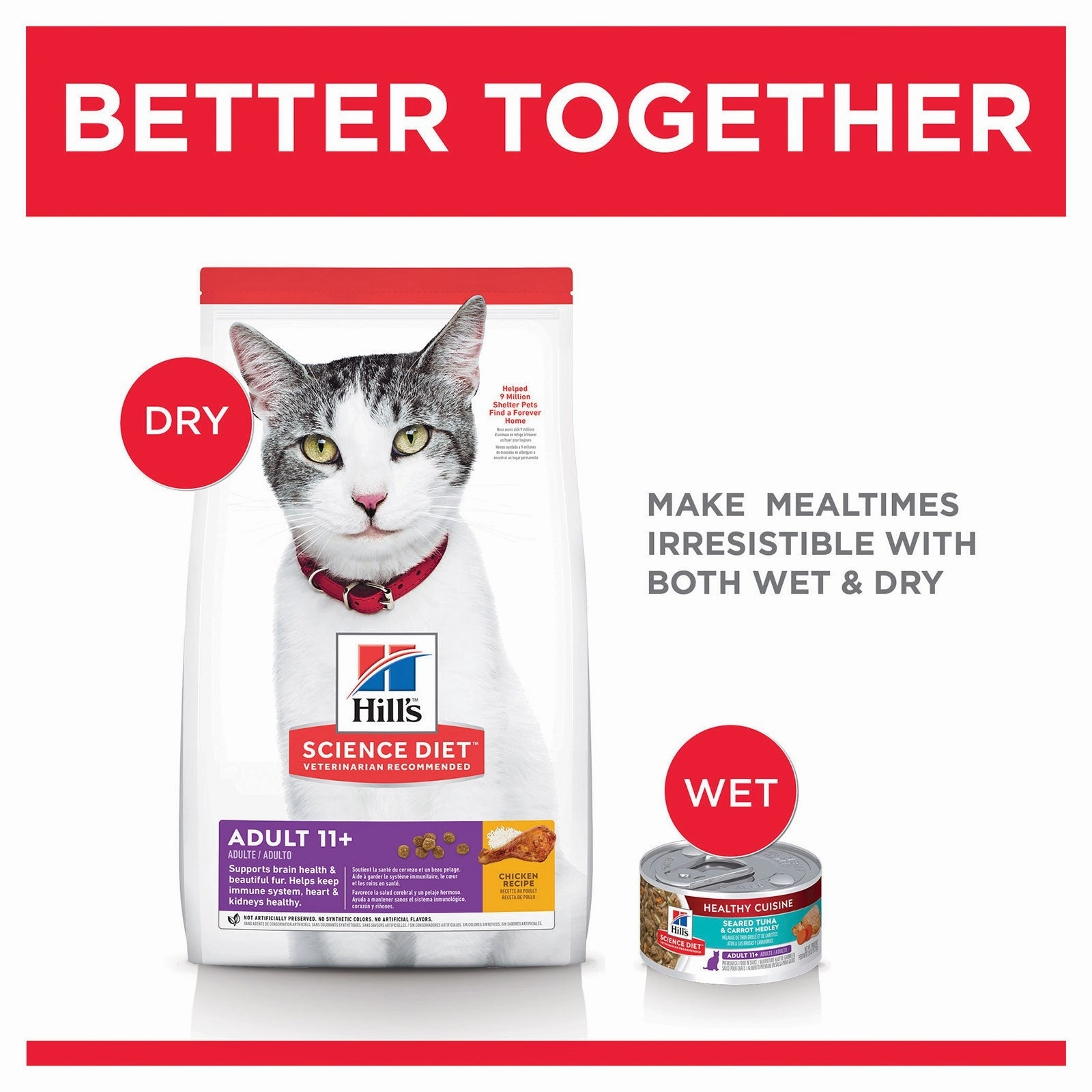 Hill's Science Diet Cat Food Adult 11  Senior