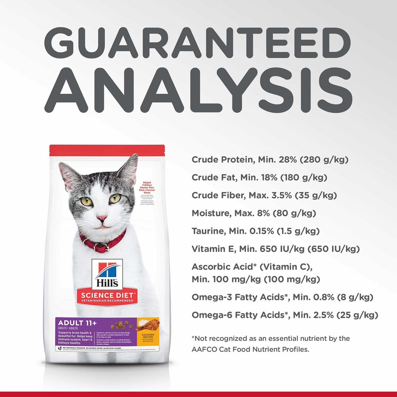 Hill's Science Diet Cat Food Adult 11  Senior