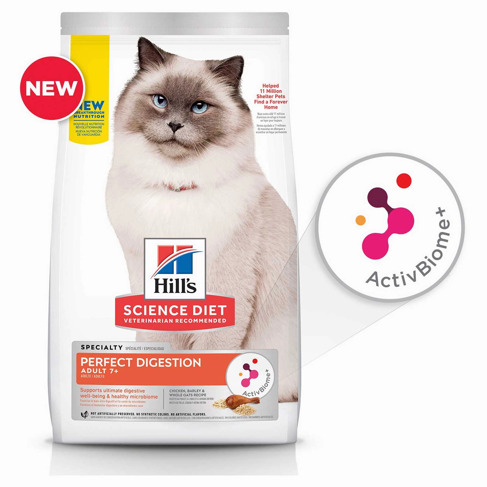 Hill's Science Diet Cat Food Adult 7  Perfect Digestion