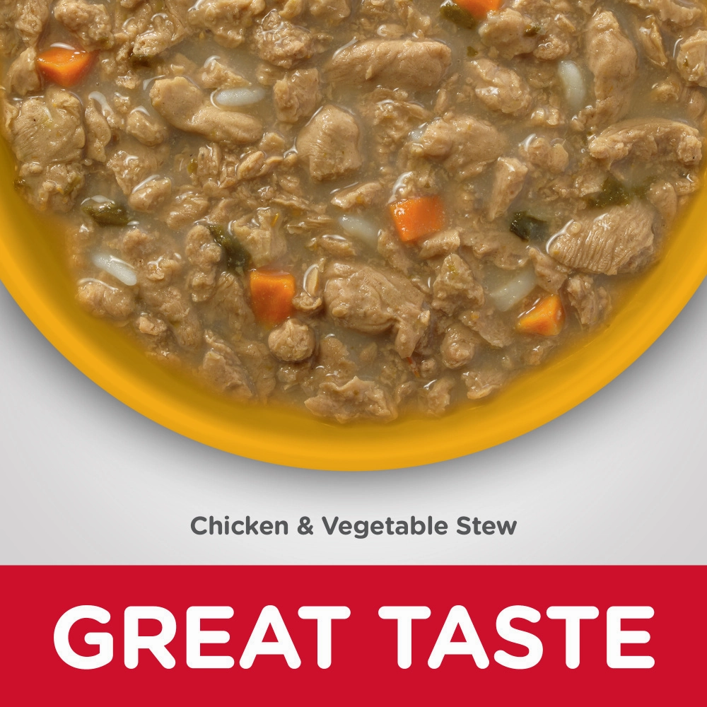 Hill's Science Diet Senior Vitality Adult 7  Chicken & Vegetable Stew Canned Cat Food