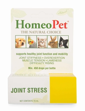 HomeoPet Joint Stress Pet Joint Supplement, 15 mL