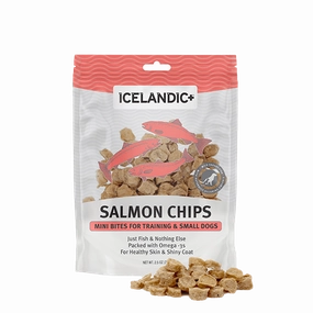 Icelandic  Salmon Mini Fish Chips Dog Treats (SPECIAL ORDER ITEM)