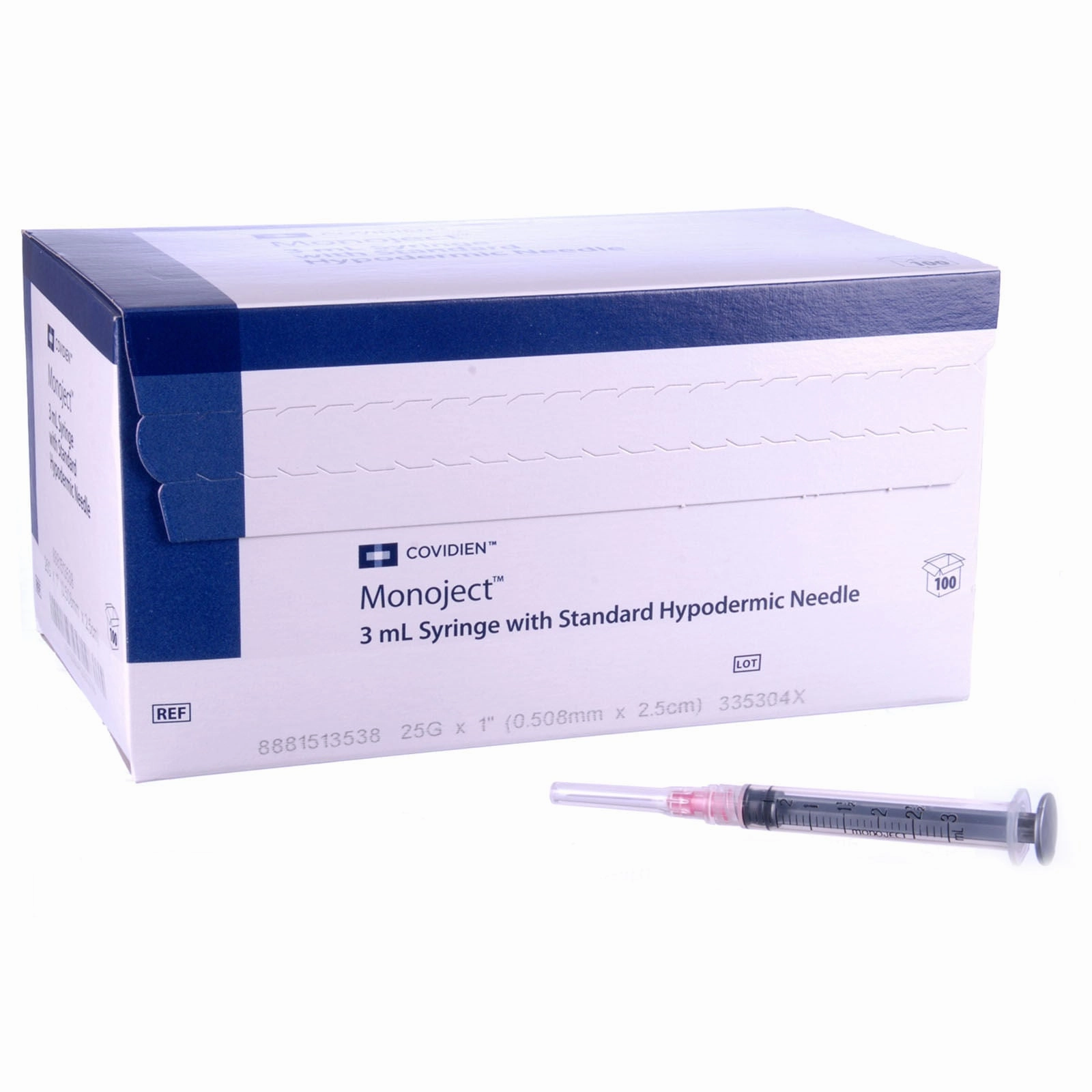 Ideal Luer Lock Syringe/Needle Combo, Boxes