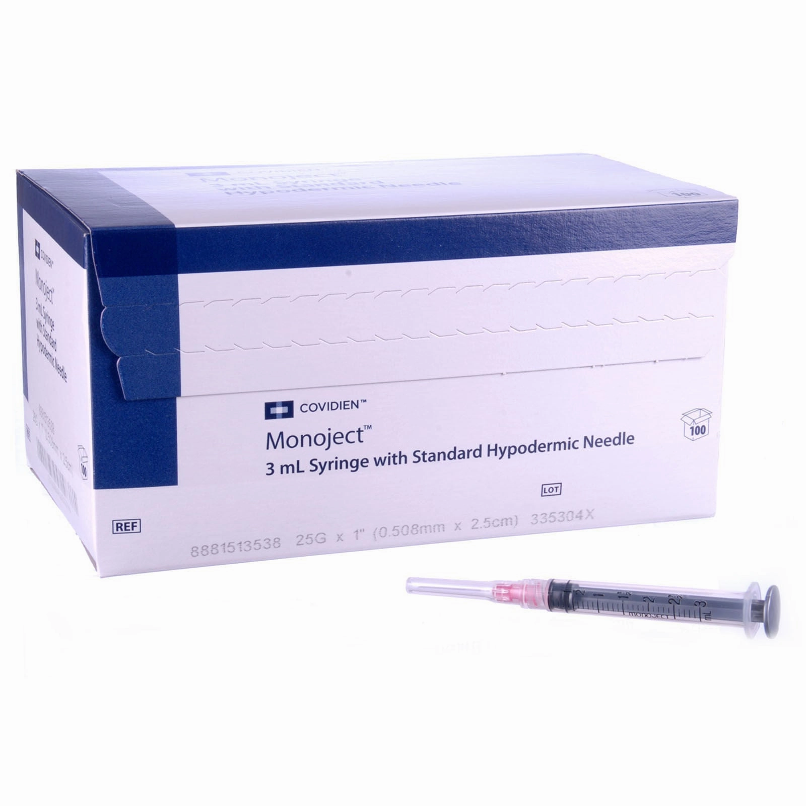 Ideal Luer Lock Syringe/Needle Combo, Boxes