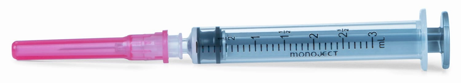 Ideal Luer Slip Syringe/Needle Combo, Box of 100