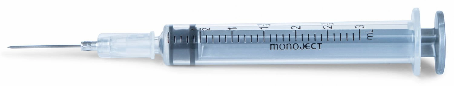 Ideal Luer Slip Syringe/Needle Combo, Box of 100