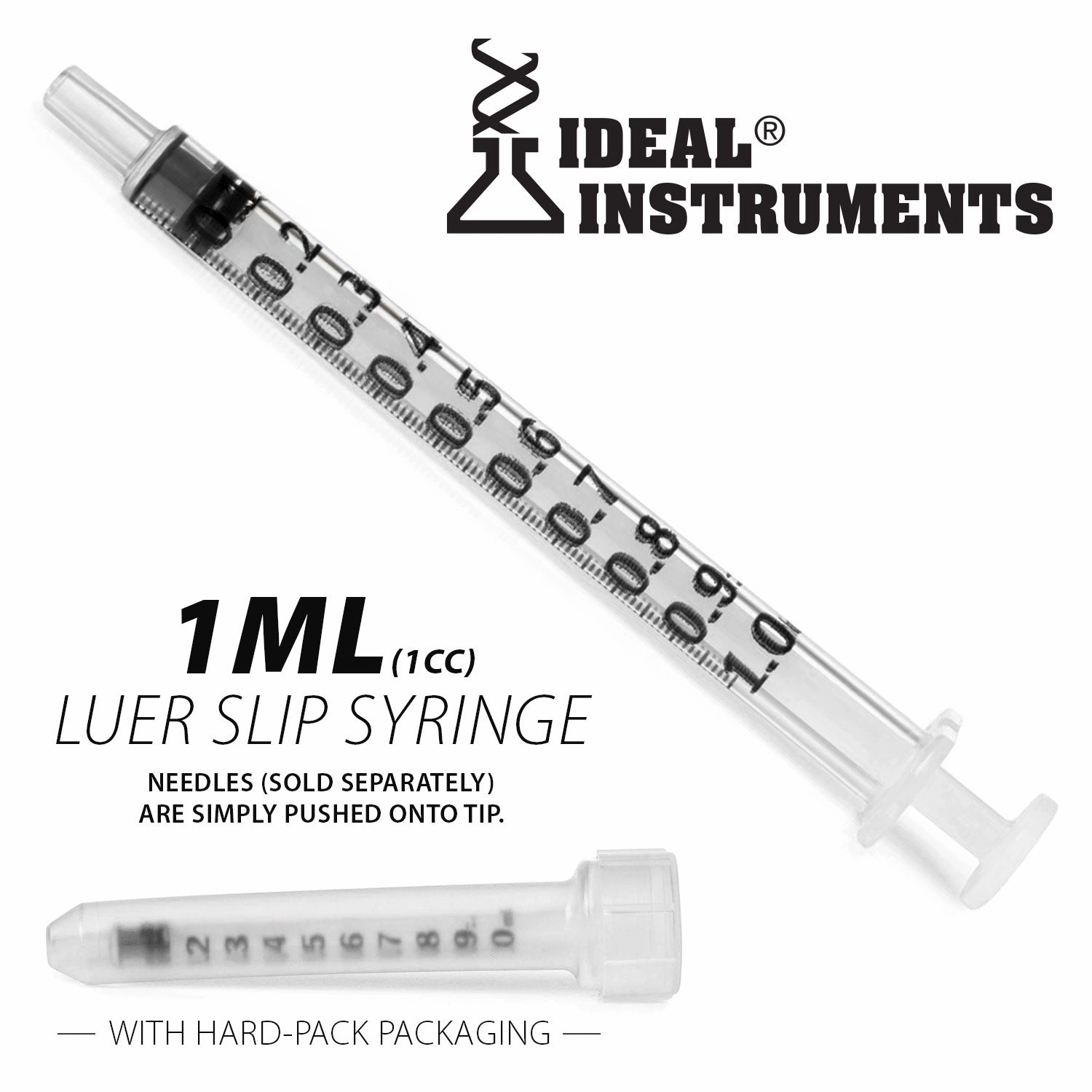 Ideal Luer Slip Syringes, Boxes