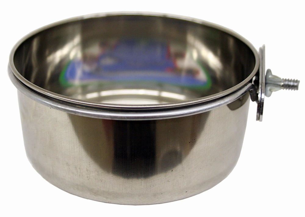 Indipets Stainless Steel Coop Cup with Screw-Nut Holder