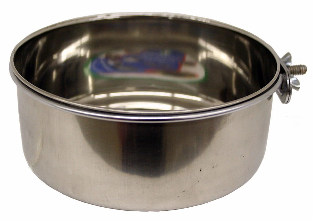Indipets Stainless Steel Coop Cup with Screw-Nut Holder