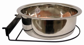 Indipets Stainless Steel Coop Cup with Screw-Nut Holder