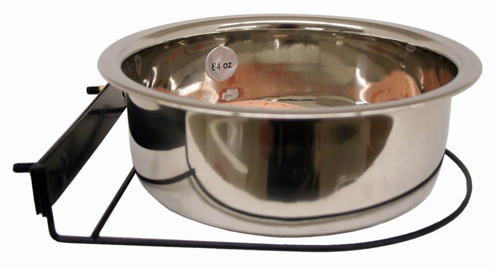 Indipets Stainless Steel Coop Cup with Screw-Nut Holder