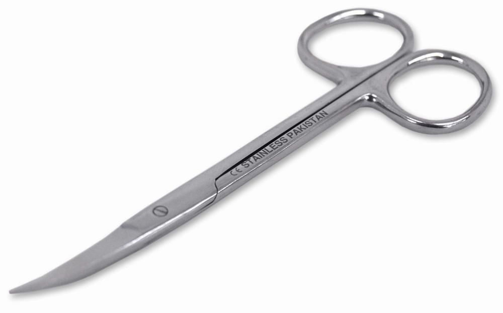 Iris Scissors, Curved, 4.5"