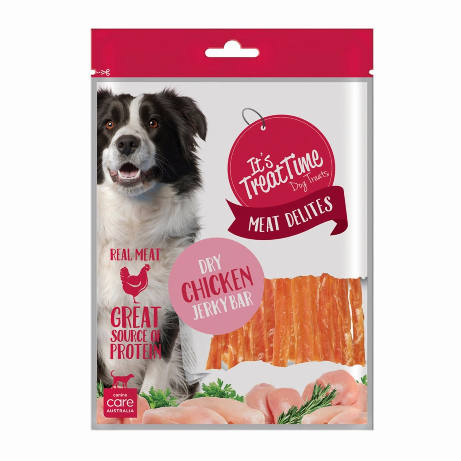 It's Treat Time Meat Delites Chicken Jerky Bar