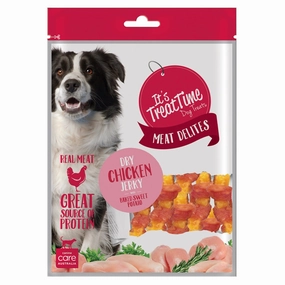 It's Treat Time Meat Delites Chicken Jerky with Baked Sweet Potato