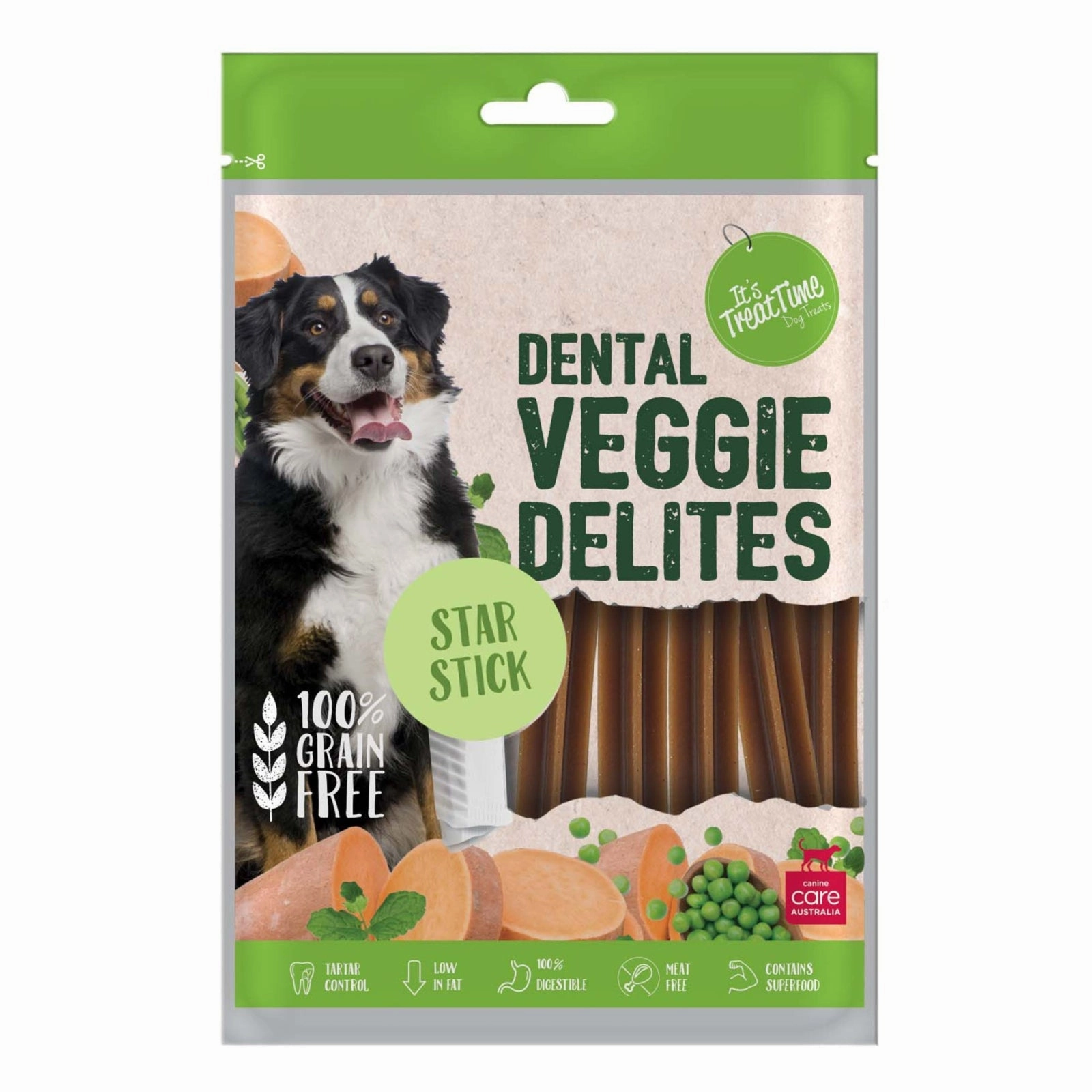 It's Treat Time Veggie Delites Star Stick 115g