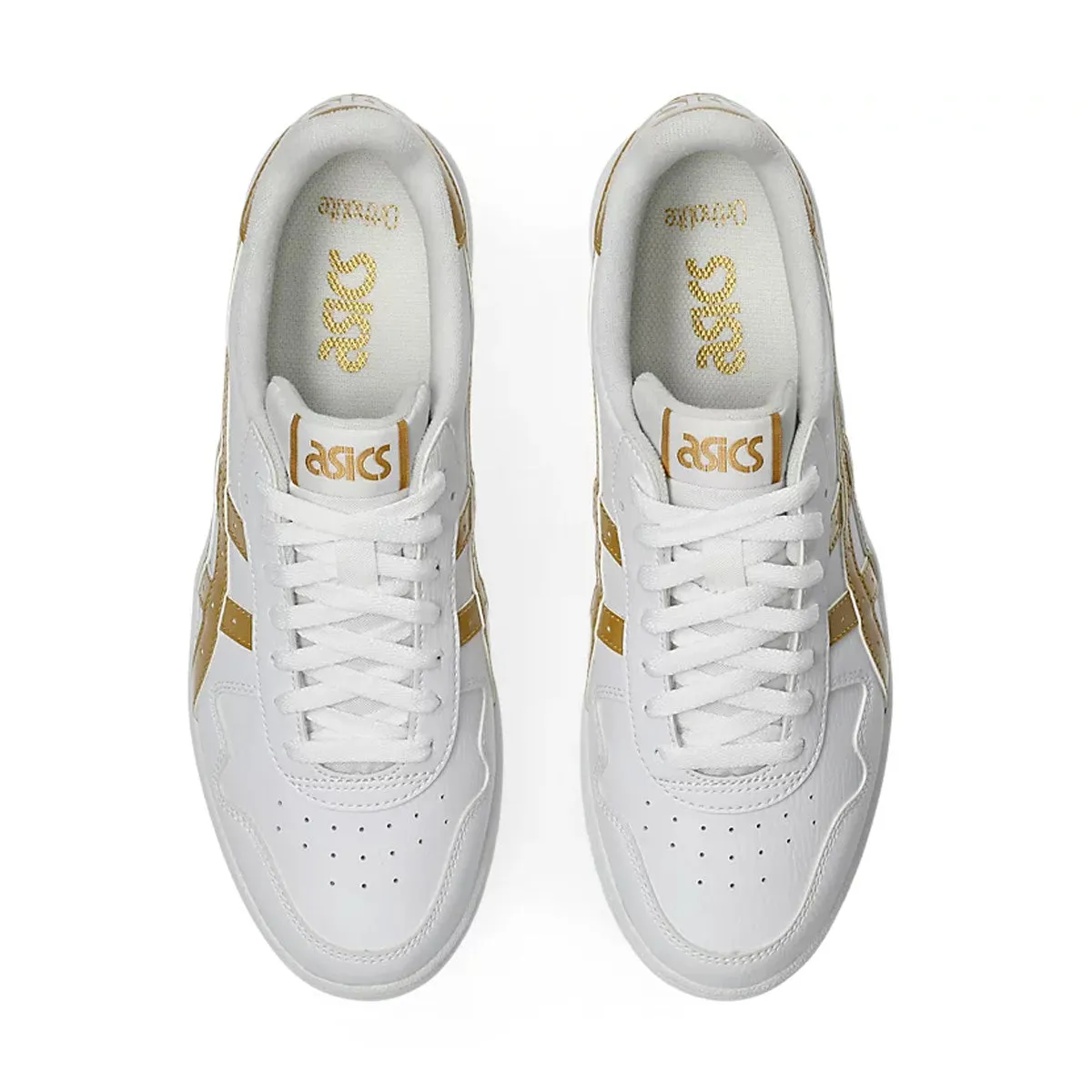 Chaussures Asics 'Or Blanc Pur' du Japon