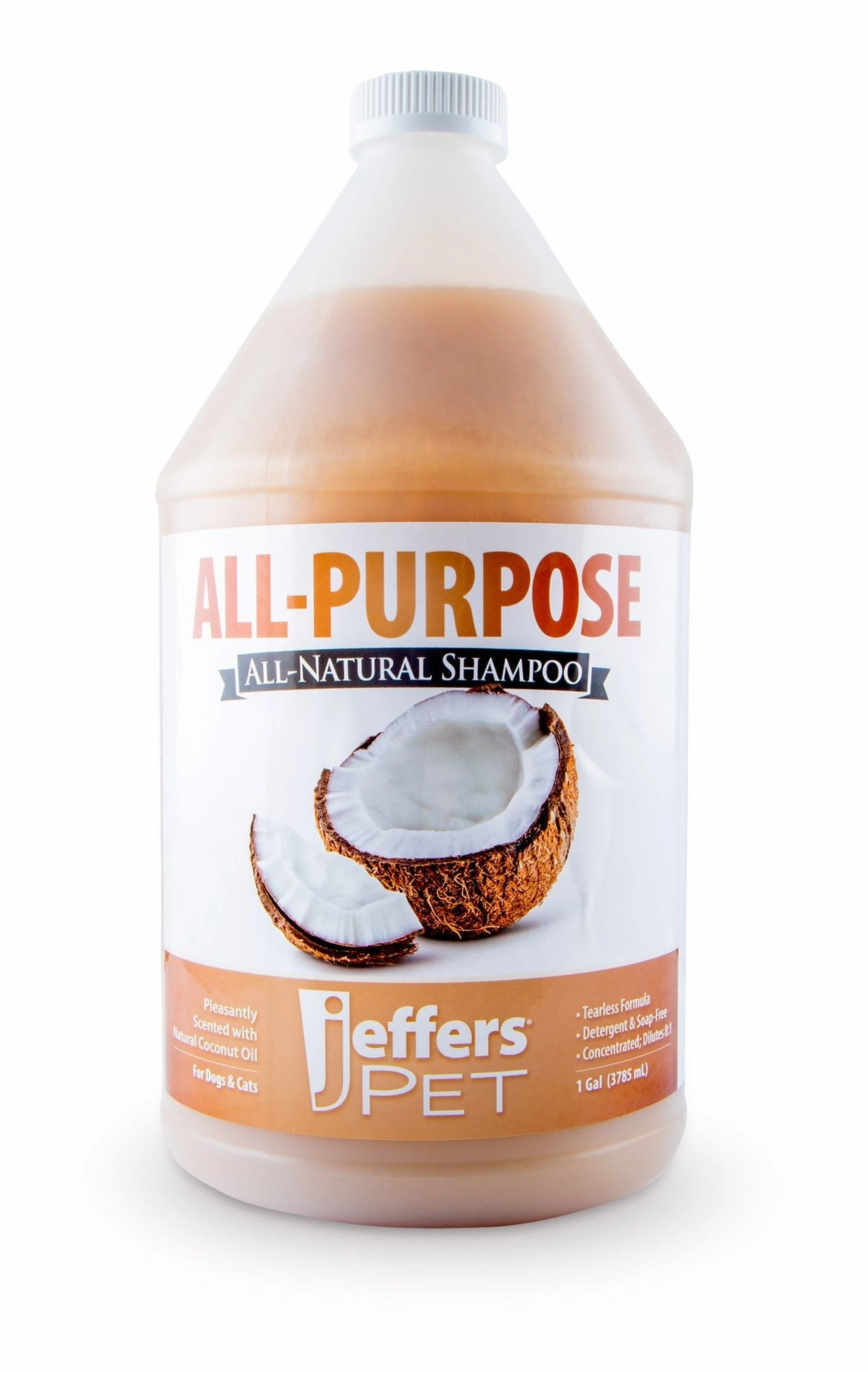 Jeffers All-Purpose Coconut Oil Shampoo for Dogs & Cats