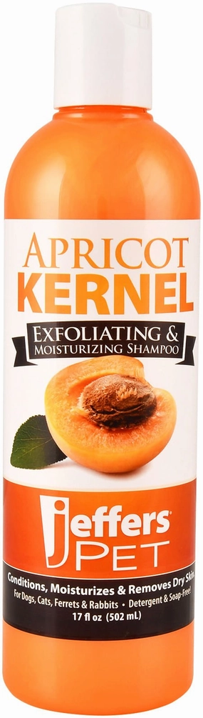 Jeffers Apricot Kernel Exfoliating & Moisturizing Pet Shampoo