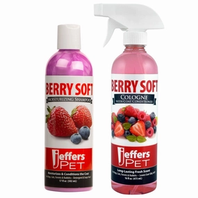 Jeffers Berry Soft Pet Shampoo & Cologne, 2 Piece Kit