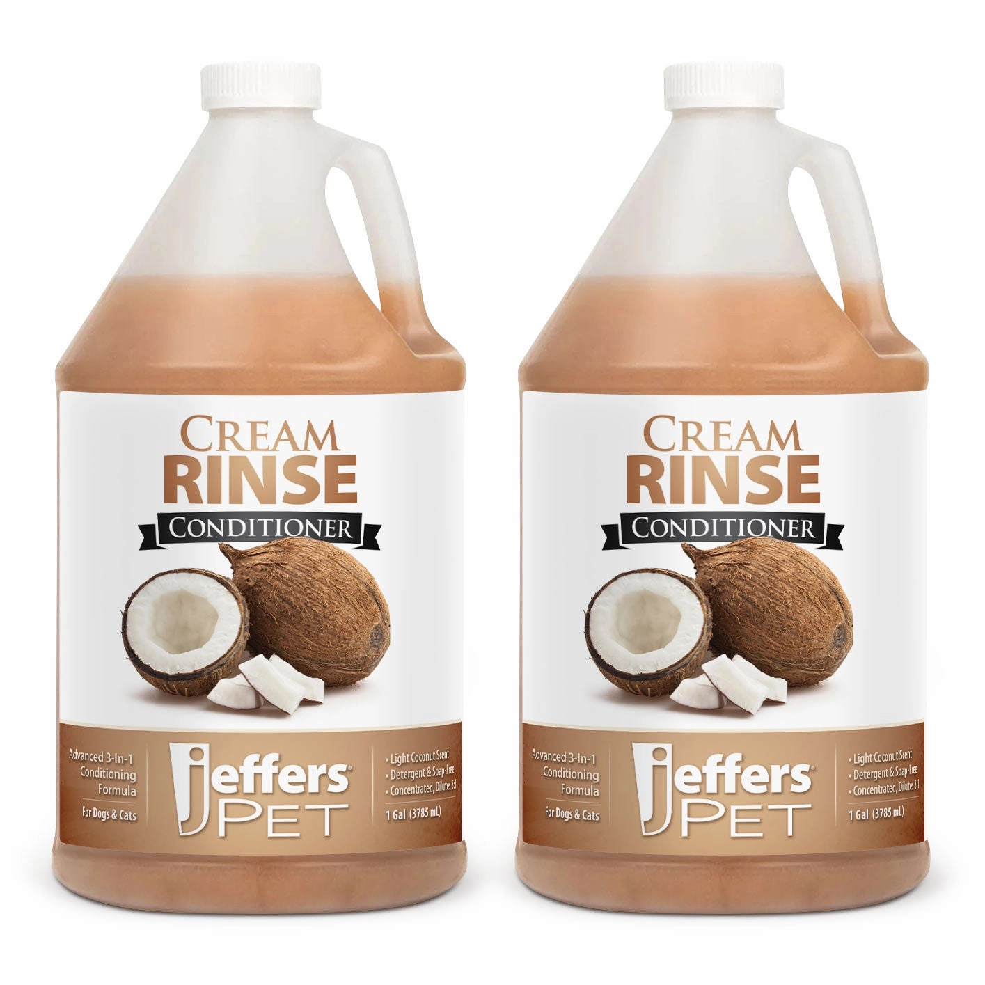 Jeffers Cream Rinse Pet Conditioner with Coconut Oil