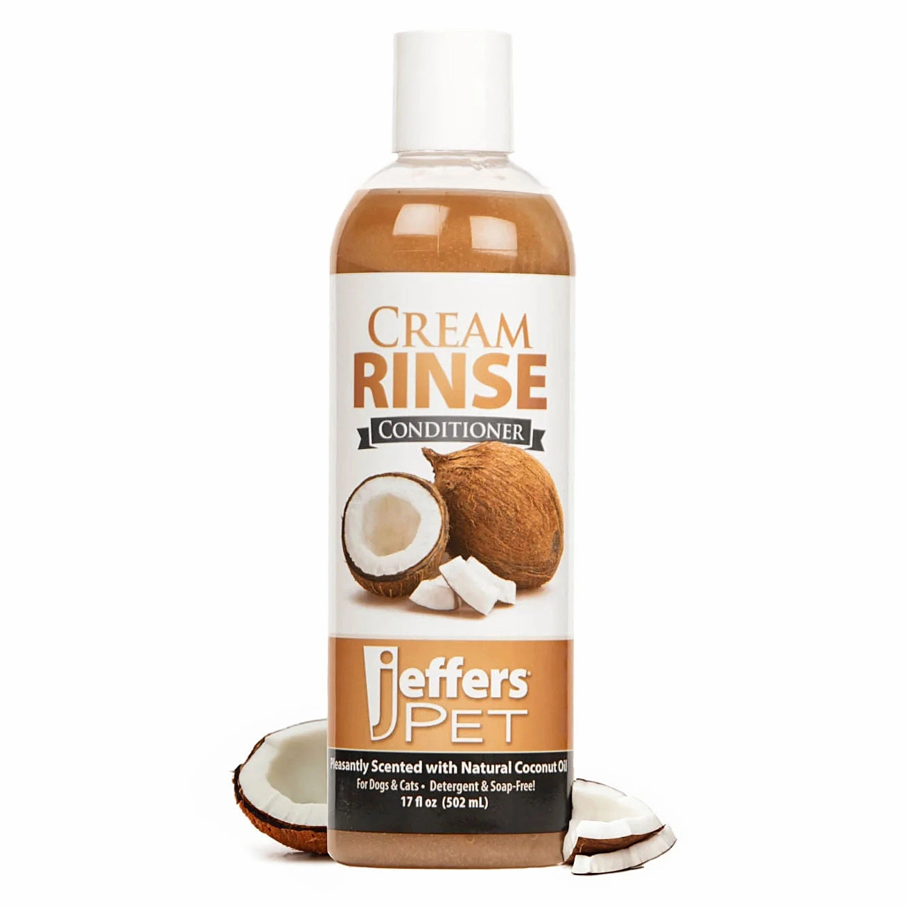 Jeffers Cream Rinse Pet Conditioner with Coconut Oil