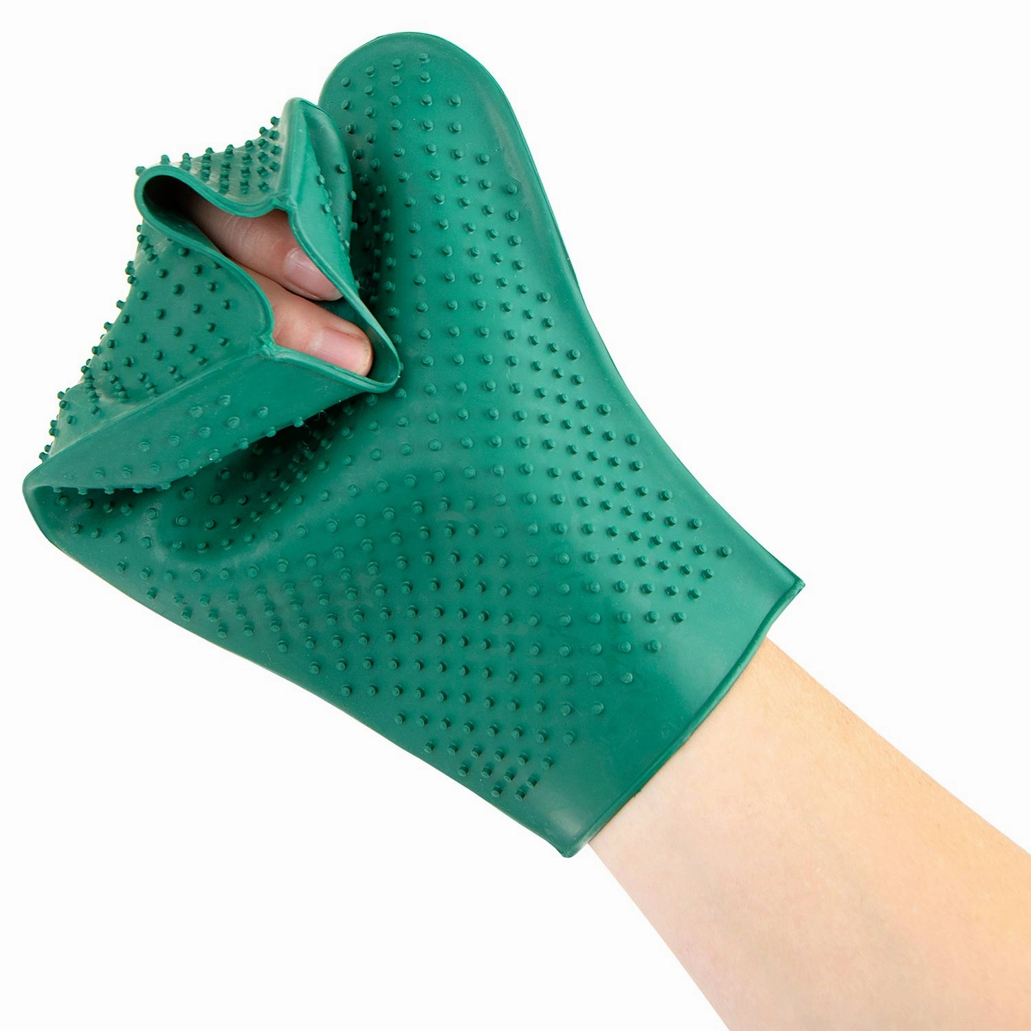 Jeffers GROOMIT - Rubber Grooming Glove for Animals