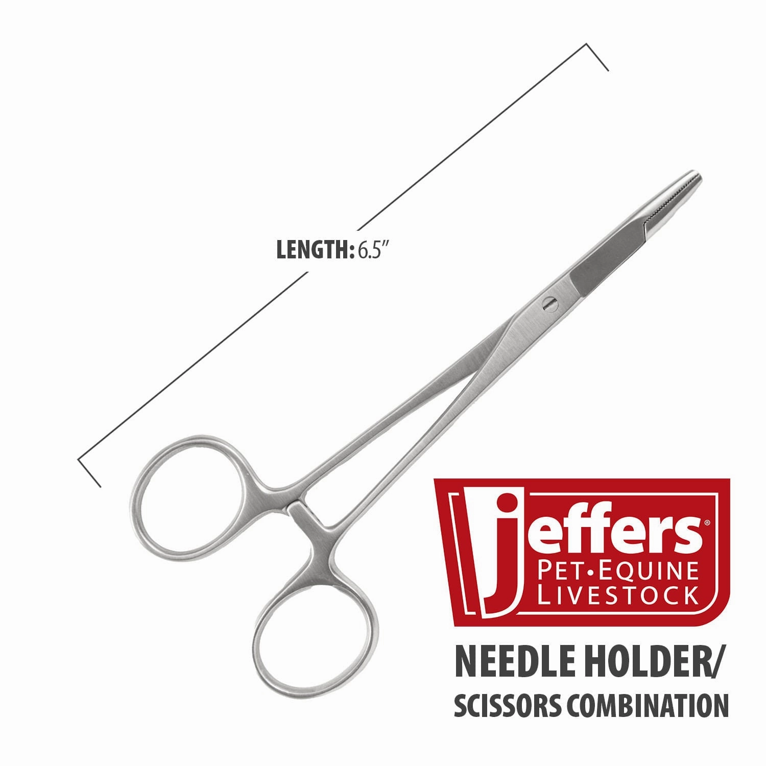 Jeffers Needle Holder/Scissor Combination, Each