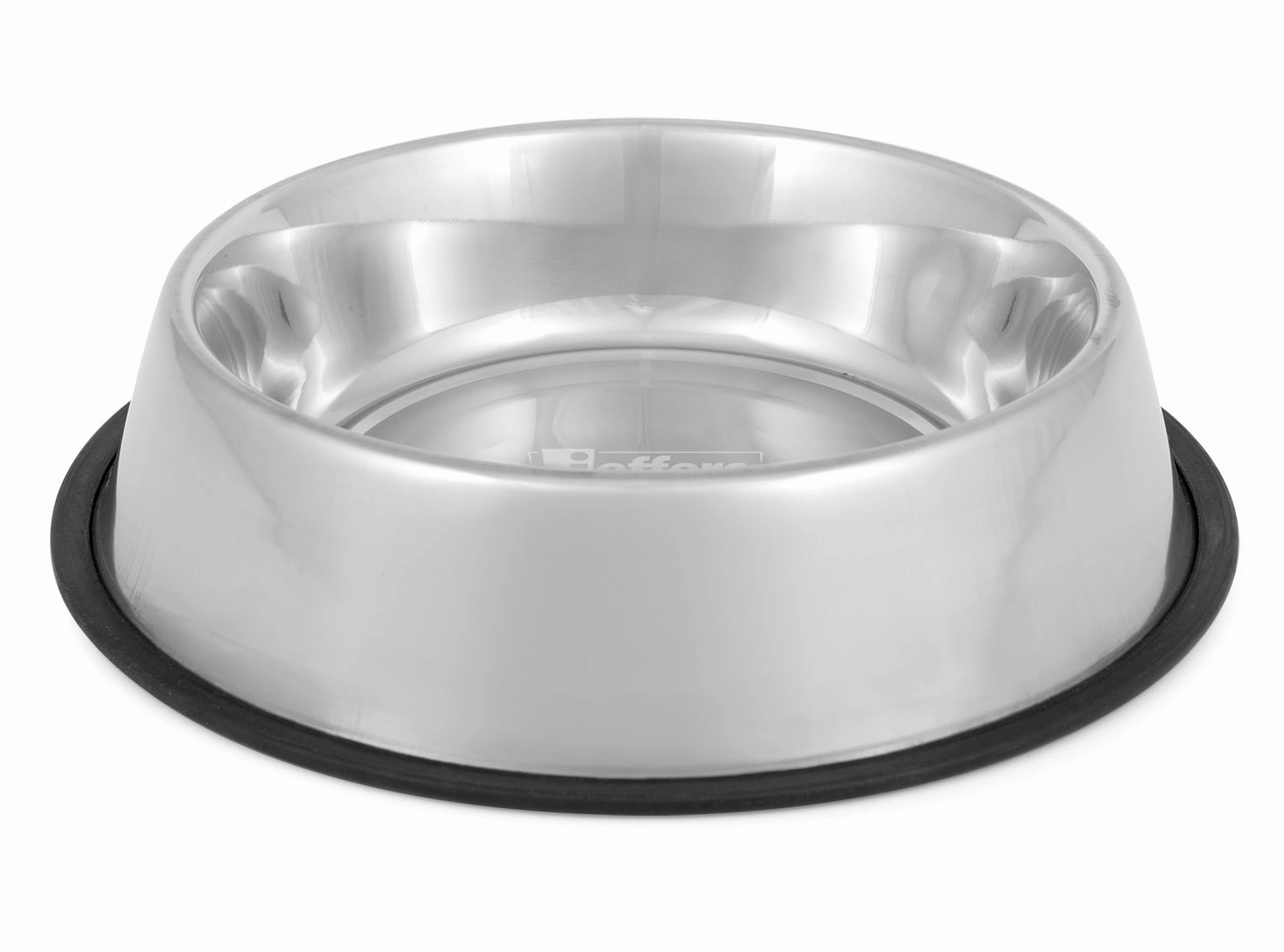 Jeffers No-Skid/No-Tip Stainless Steel Pet Bowls