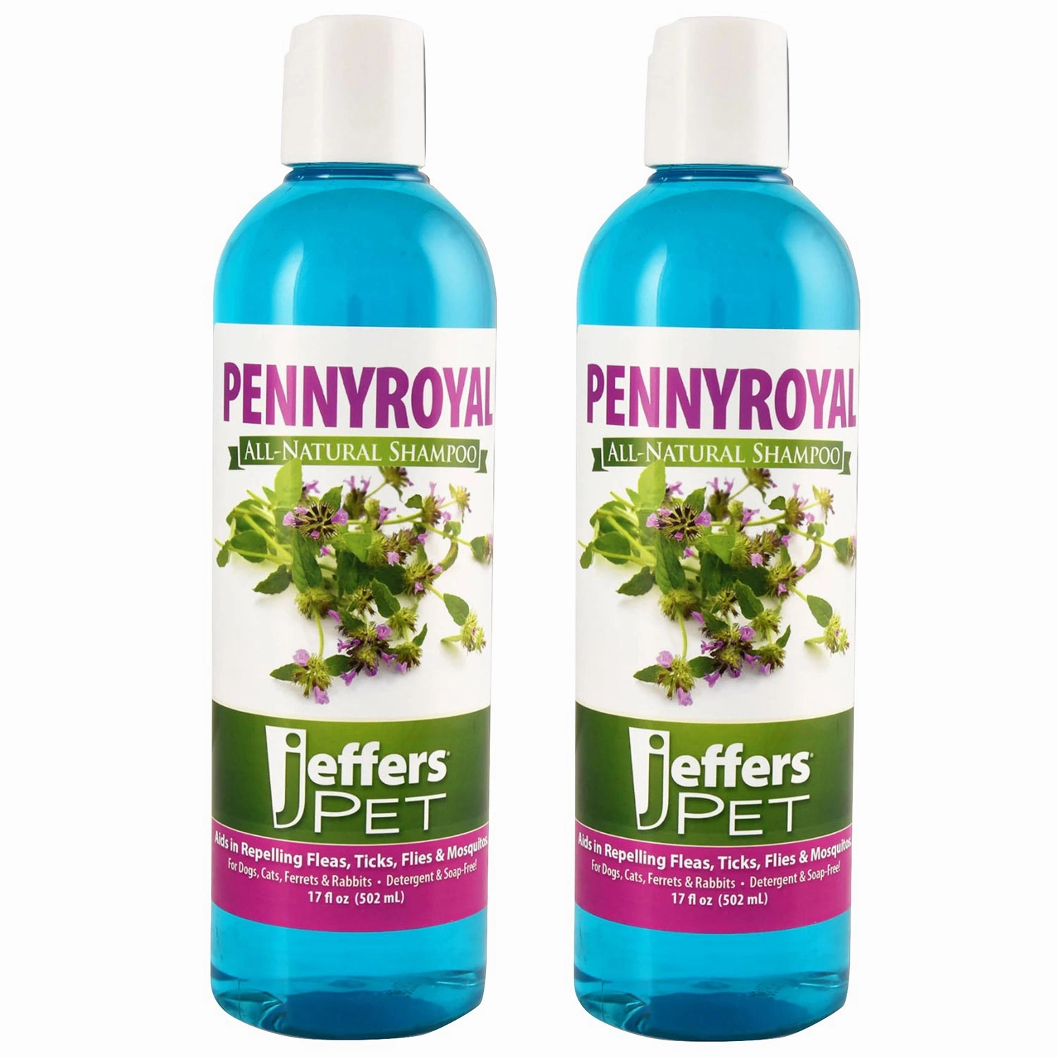 Jeffers Pennyroyal Natural Shampoo for Dogs and Cats
