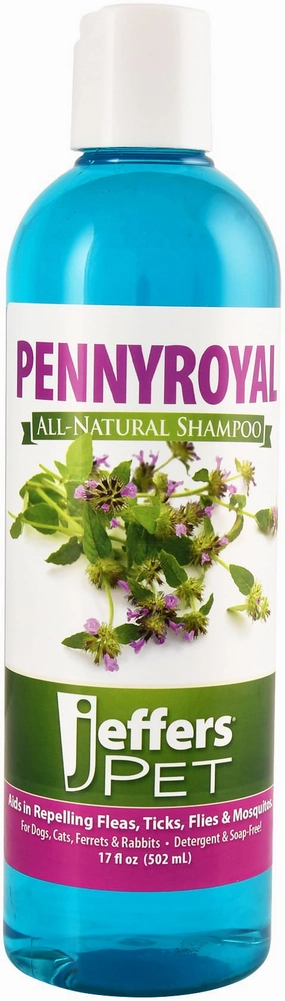 Jeffers Pennyroyal Natural Shampoo for Dogs and Cats