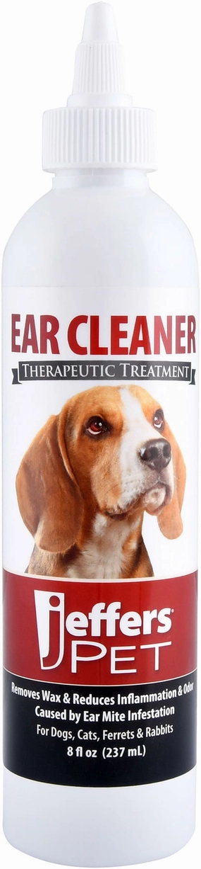 Jeffers Pet Ear Cleaner Therapeutic Treatment Solution with Eucalyptus