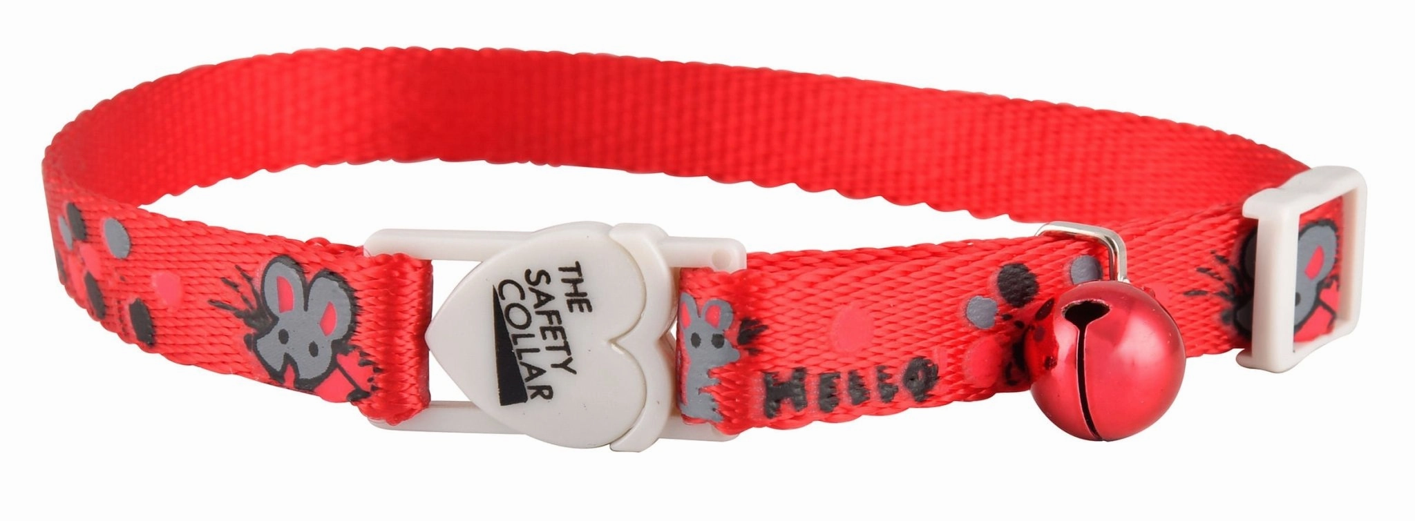 Jeffers Reflective Nylon Safety Collar with Bell for Cats