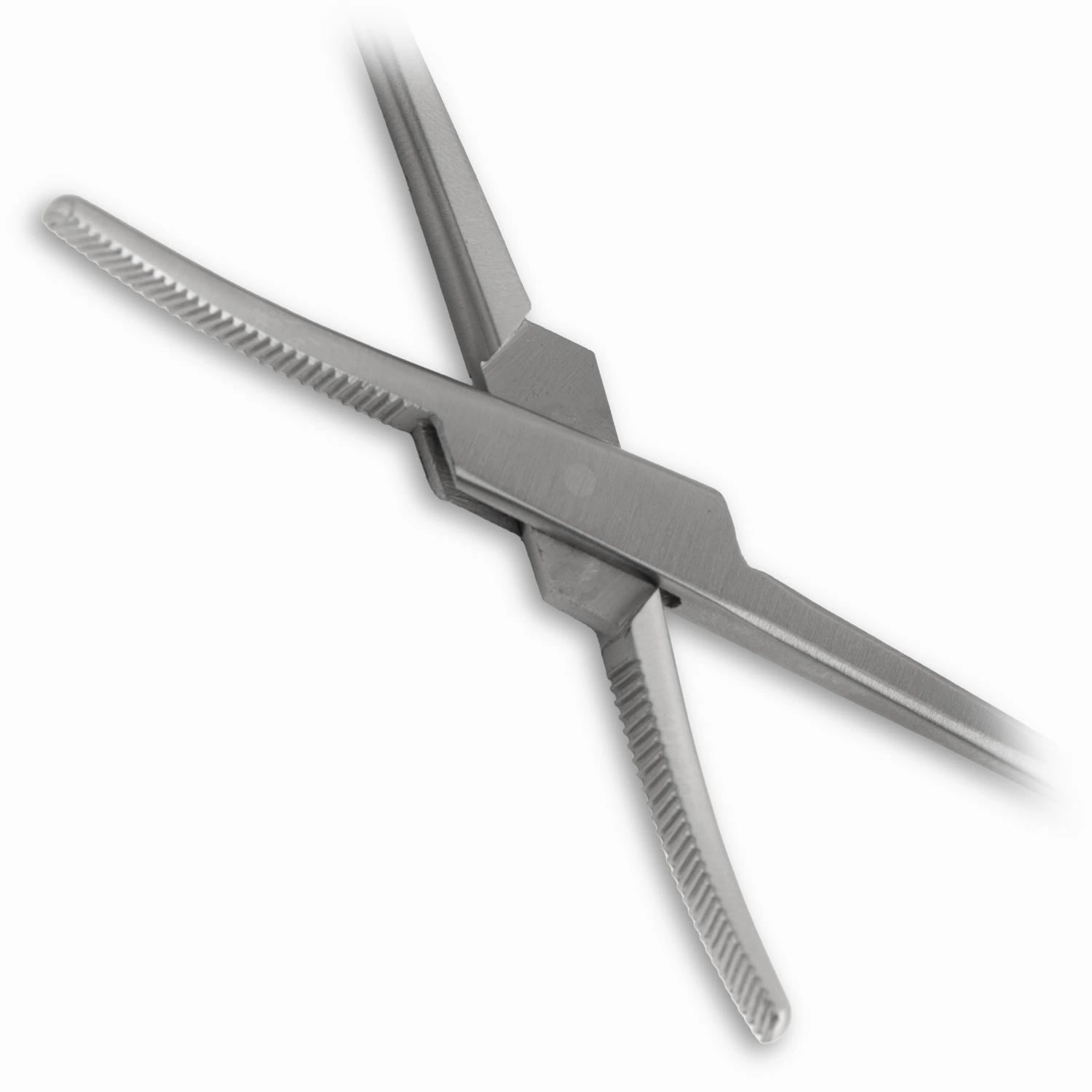 Jeffers Stainless Steel Artery Forceps/Needle Holder with Locking Mechanism, Curved or Straight Tip