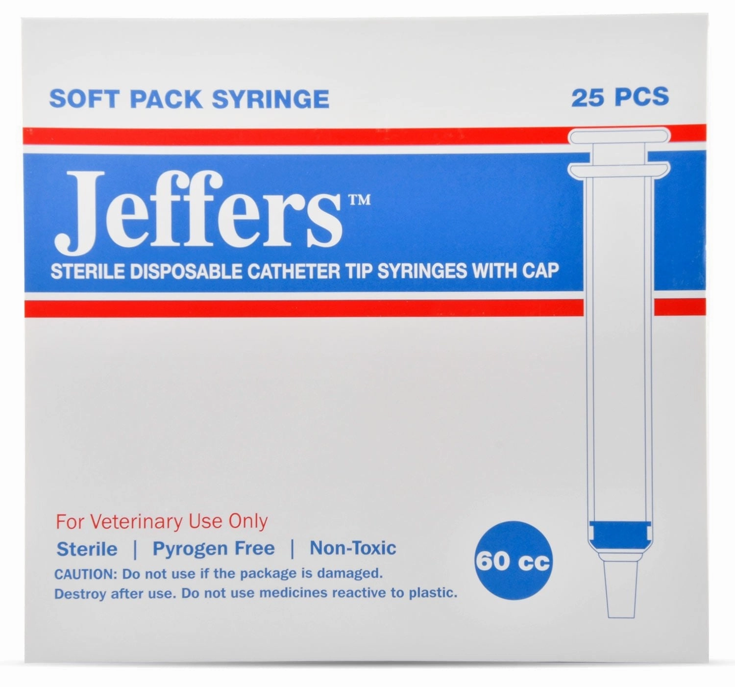 Jeffers Syringe with Catheter Tip
