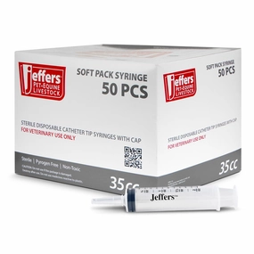 Jeffers Syringe with Catheter Tip